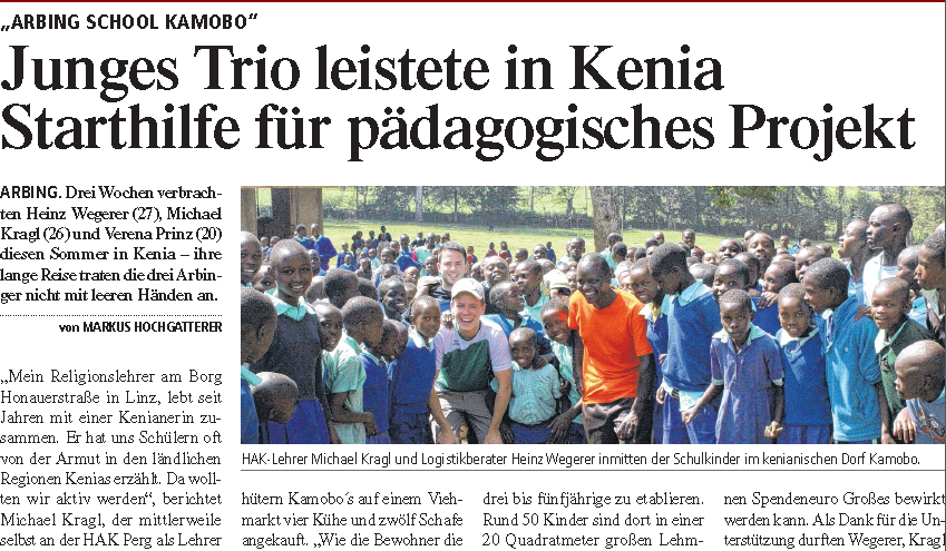 Read more about the article Wir sind in der Zeitung!