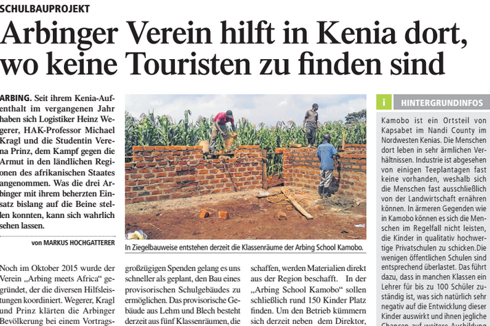 Read more about the article Die Zeitung berichtet über uns!
